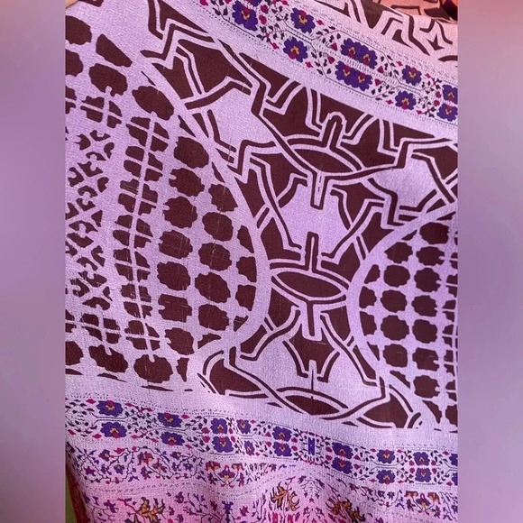 Diane Von Furstenberg Dress Women’s 4 Silk Tanaka Tunic Tapestry - Picture 9 of 11